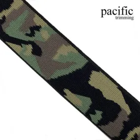 1 Inch, 1 1/2 Inch Camouflage Patterned Elastic