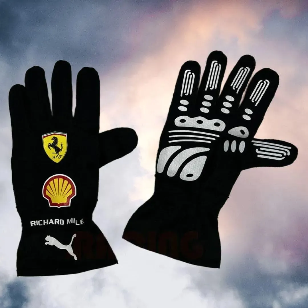 2022 Carlos Sainz Ferrari Race Gloves