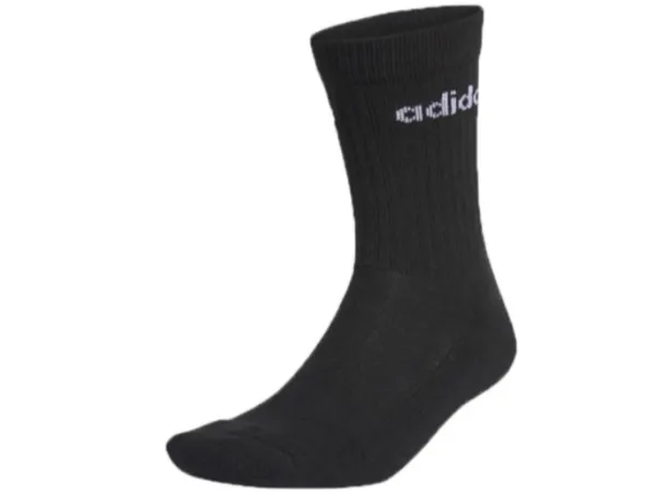 Adidas Cushioned Crew Socks (Black)