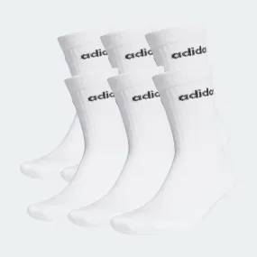 Adidas Half-Cushioned Crew Socks 3 Pair White GE1379