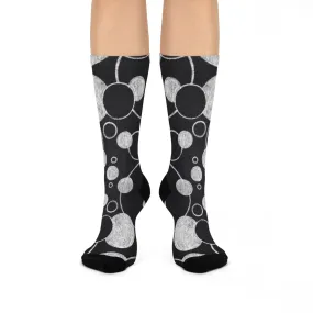 Black Dots - Inovax Cushioned Crew Socks