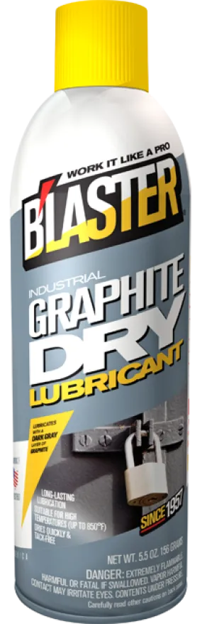 B'laster Graphite Dry Lubricant 5.5 Oz.