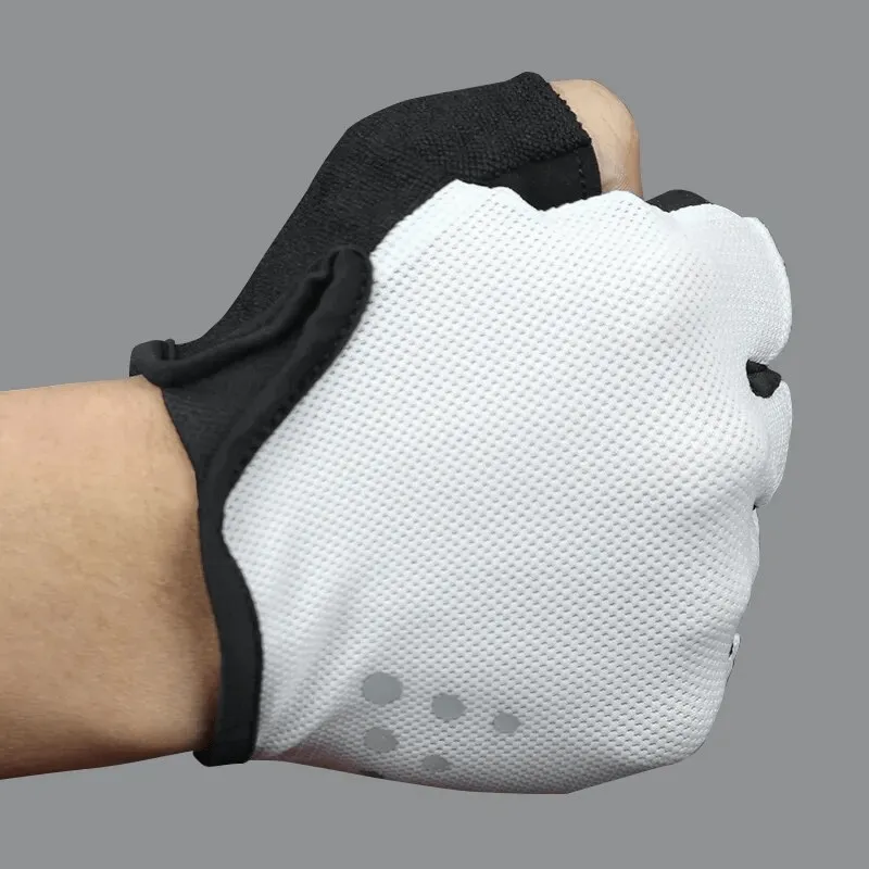 Breathable Mesh Sports Cycling Gloves / Dot Half-Finger Gloves - SF1563