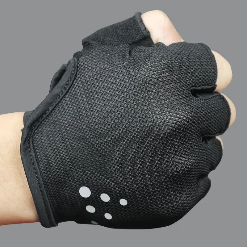 Breathable Mesh Sports Cycling Gloves / Dot Half-Finger Gloves - SF1563