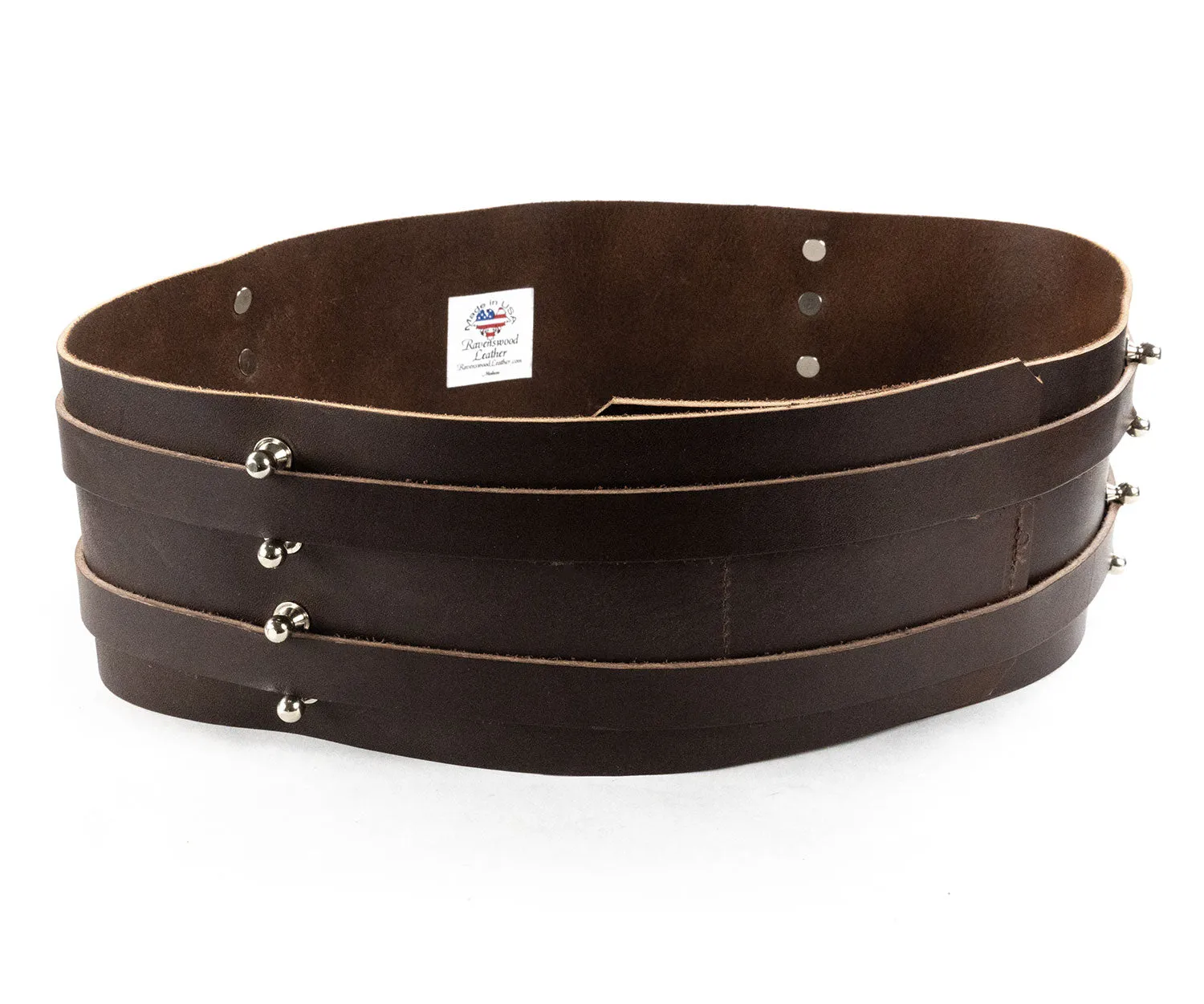 Brown Double Leather Belt