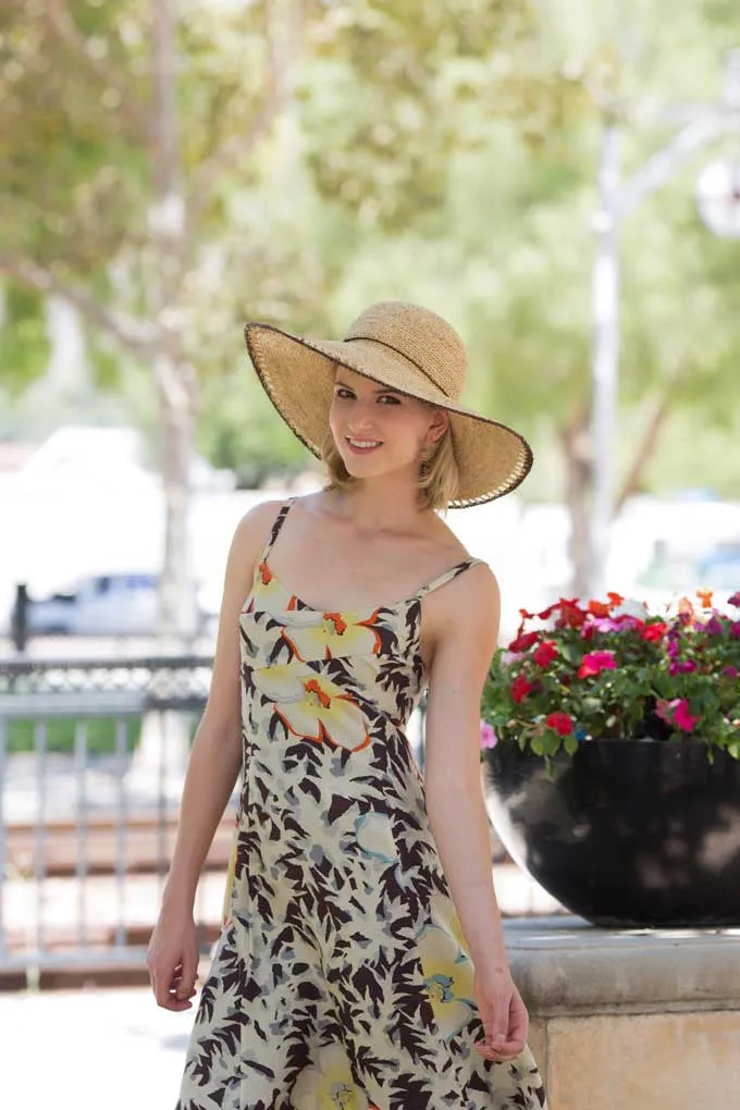 California Hat Company - Crocheted Raffia Sun Hat