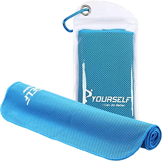 Cooling Towel, Cooling Towels for Neck,40" x 12"Ice Towel for Instant Cooling Relief, Soft Breathable Chilly Towel