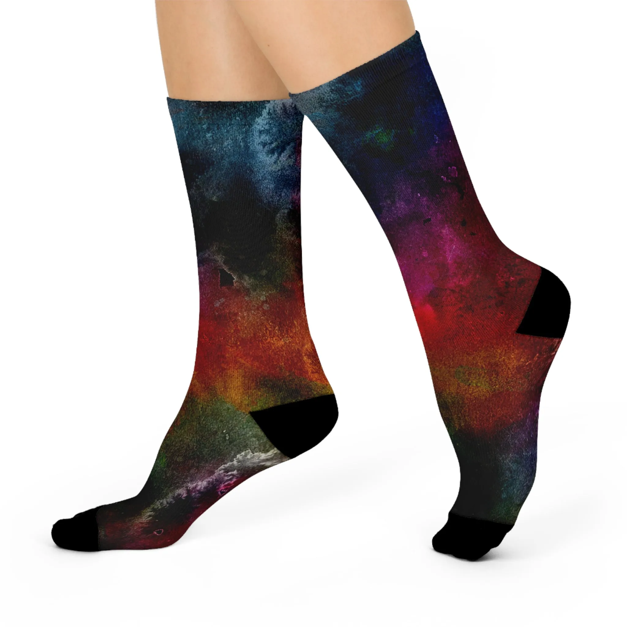 Dark Explosion  - Inovax Cushioned Crew Socks