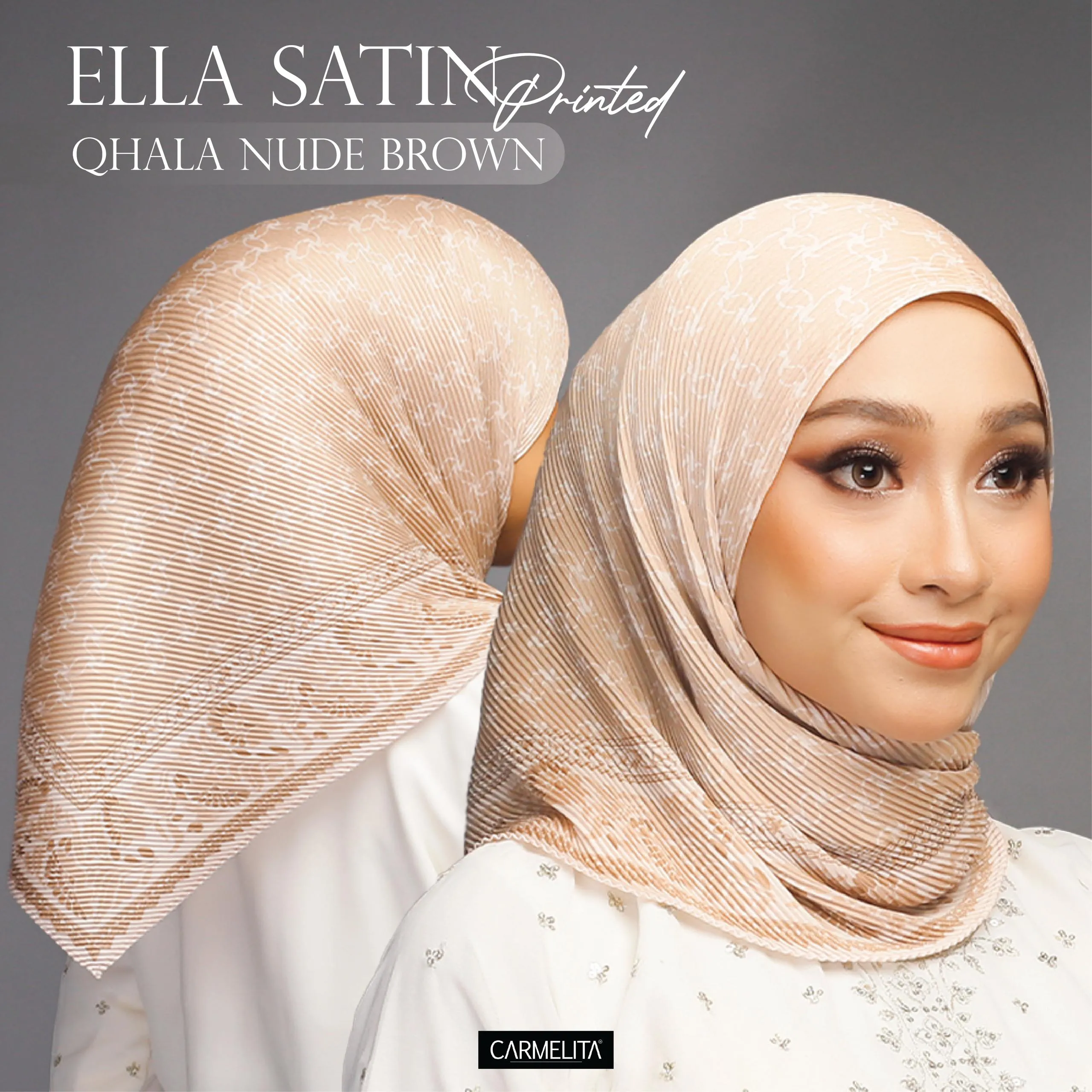 ELLA SATIN PRINTED [AJRAKH]