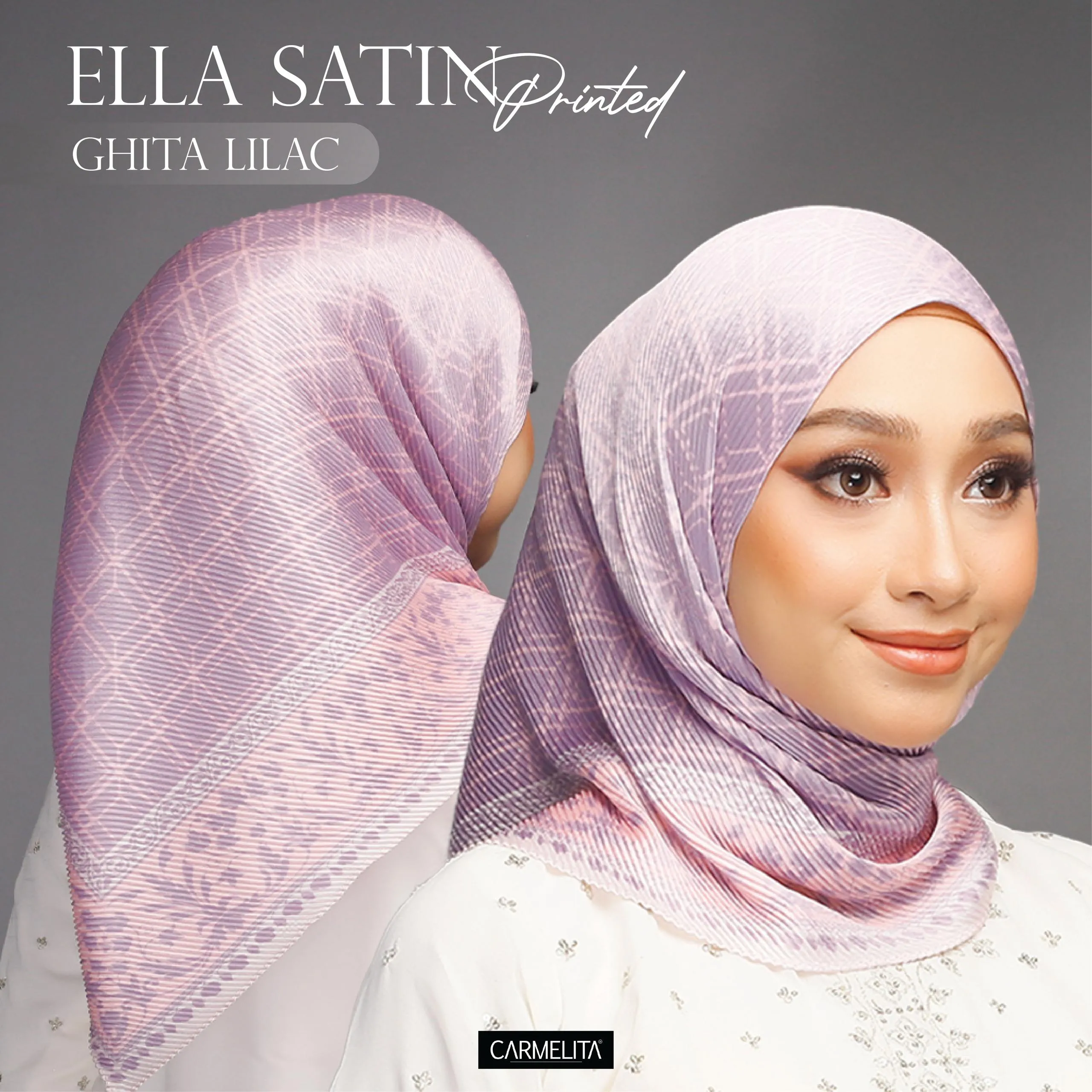 ELLA SATIN PRINTED [AJRAKH]