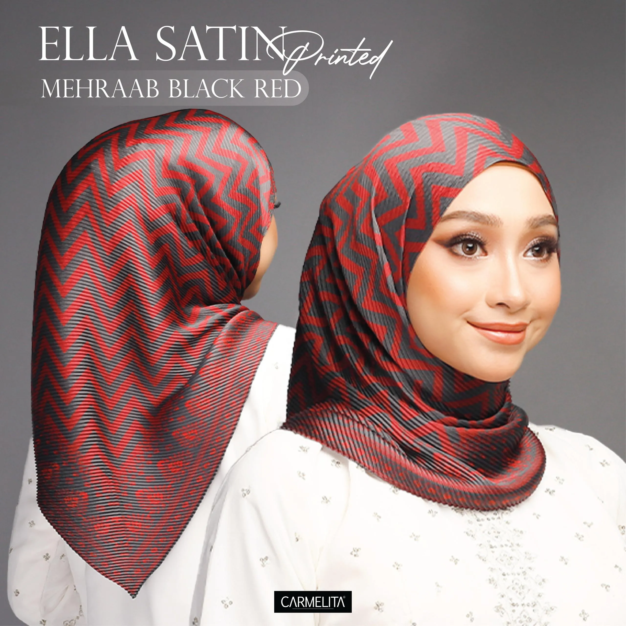 ELLA SATIN PRINTED [AJRAKH]