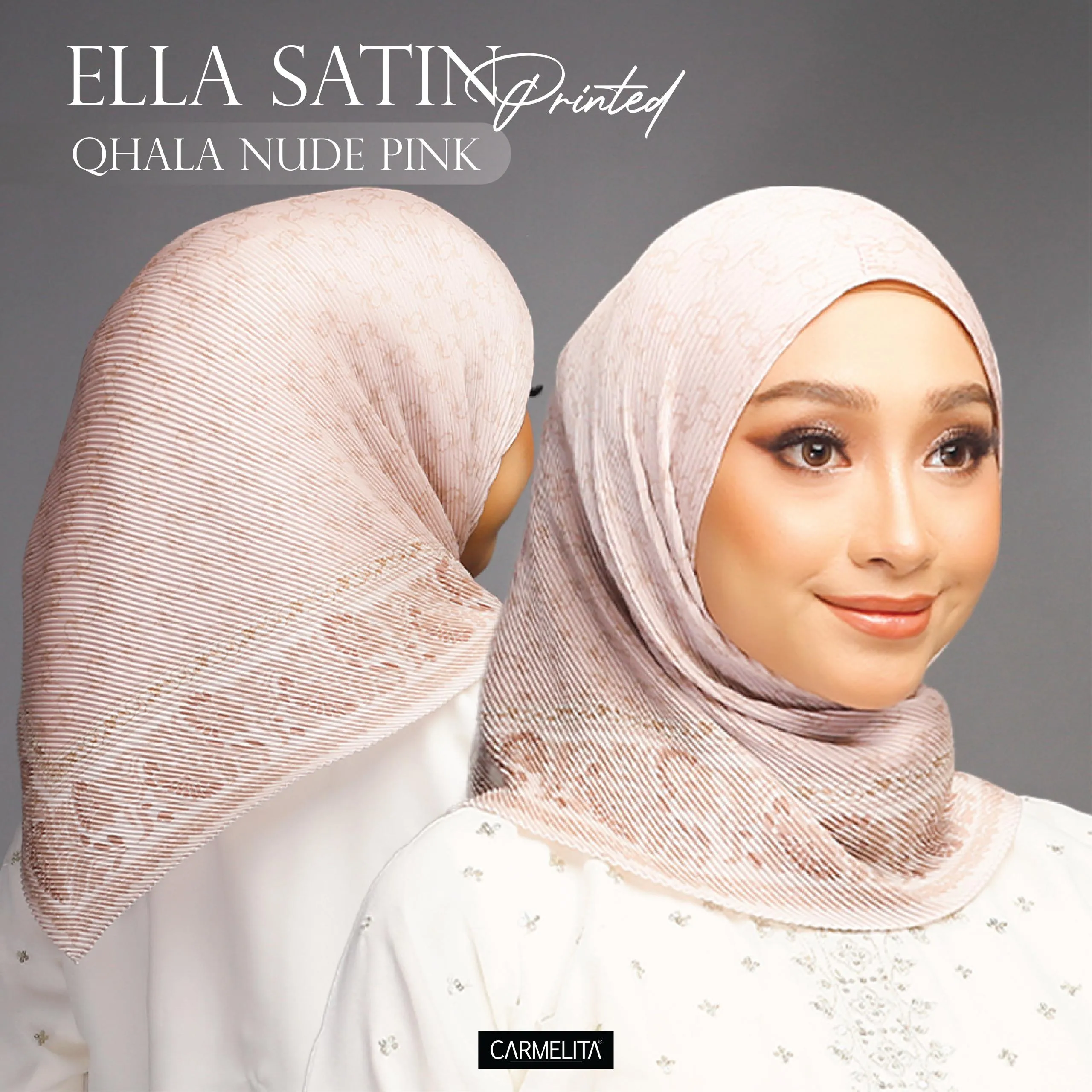 ELLA SATIN PRINTED [AJRAKH]