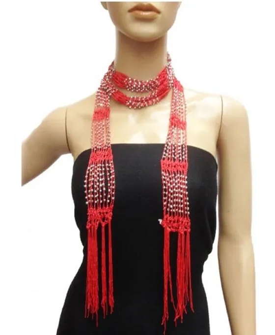 Fashion Pearl/Jewel Scarf