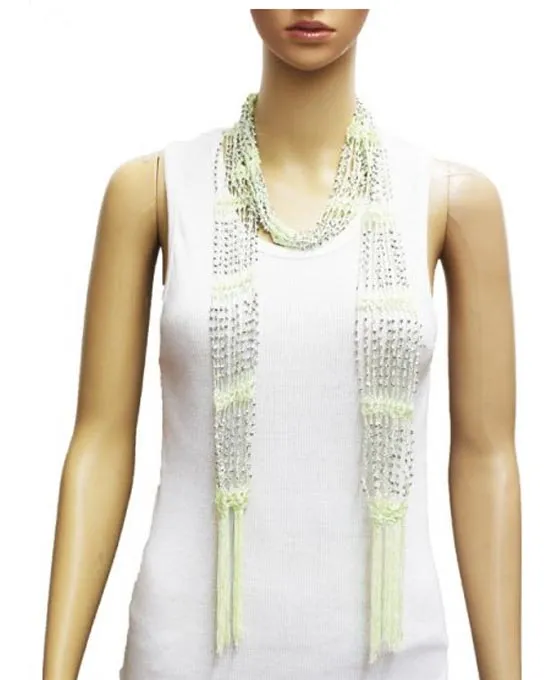 Fashion Pearl/Jewel Scarf