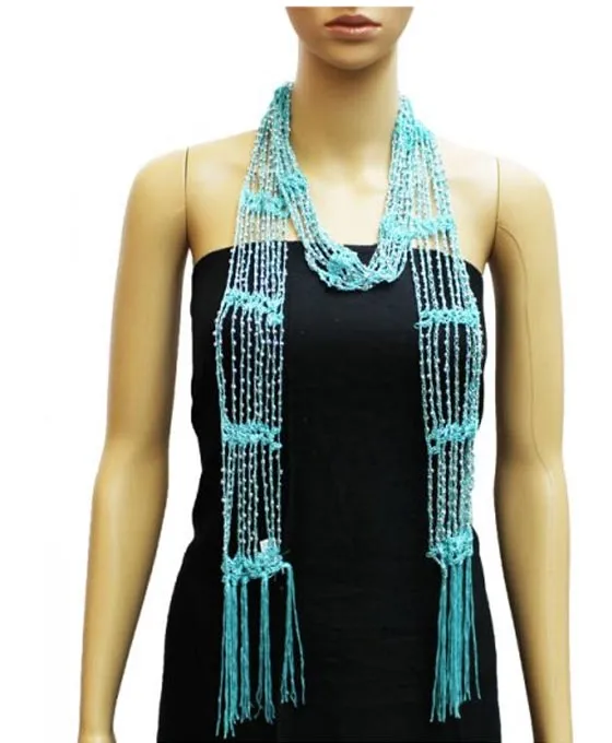 Fashion Pearl/Jewel Scarf