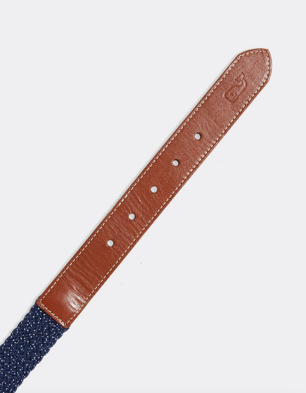 Flecked Braided Bungee Belt Vineyard Navy