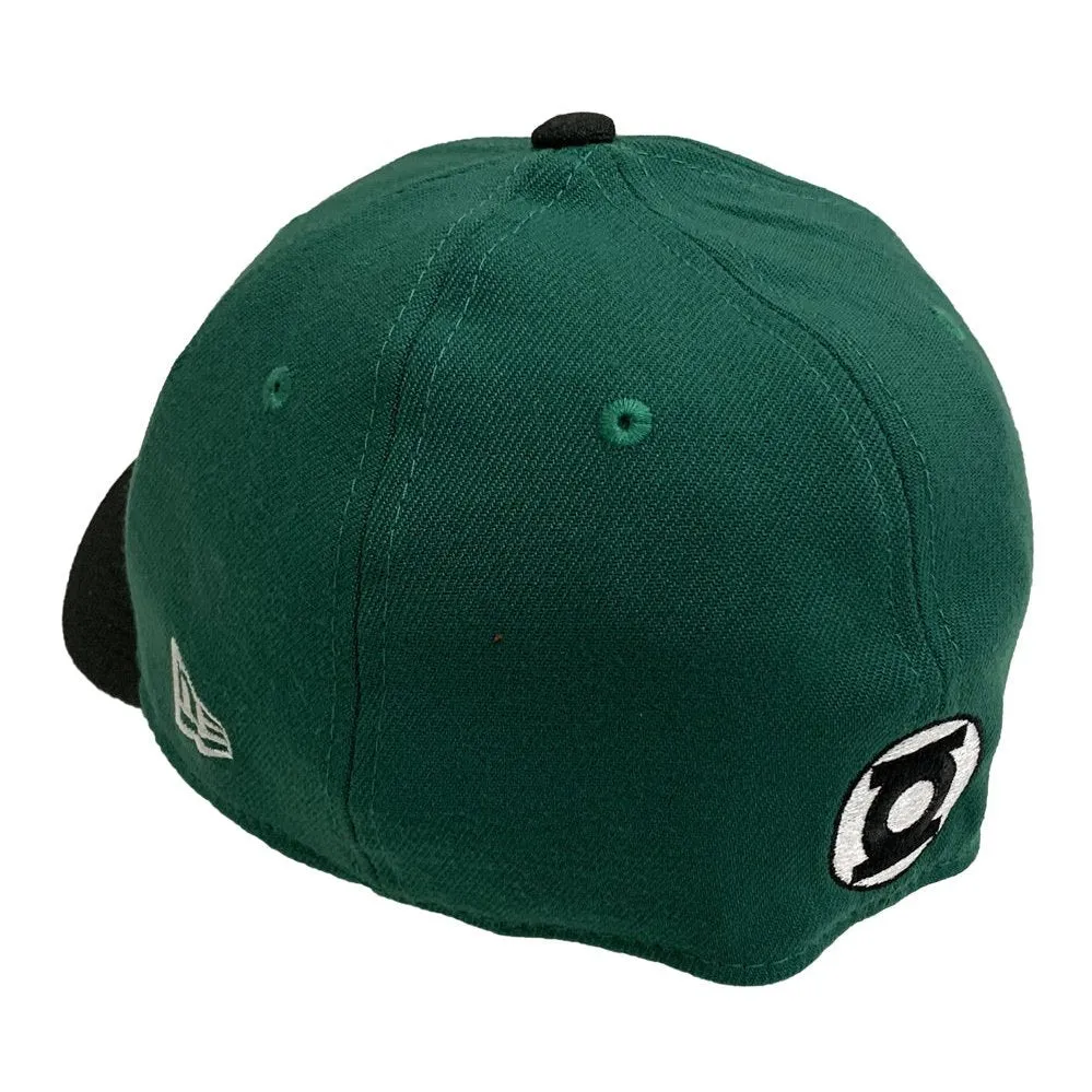 Green Lantern Symbol DC Comics New Era 39Thirty Fitted Hat - Medium/Large