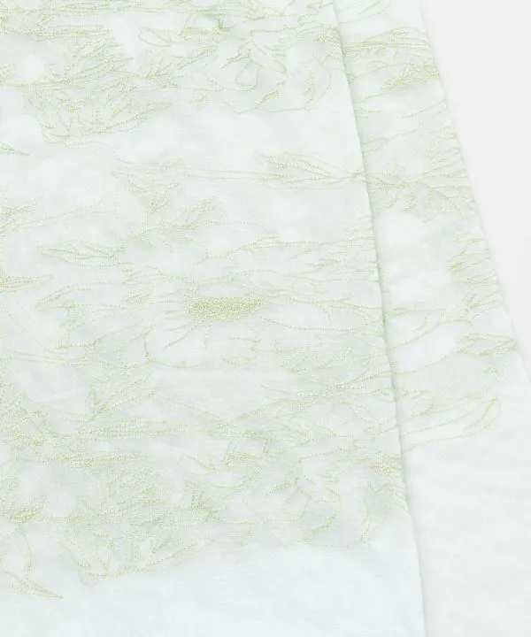 HANA EMI - Floral Embroidered Scarf