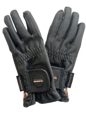 Haukeschmidt Black Nordic Dream Winter Kids Gloves 5.5