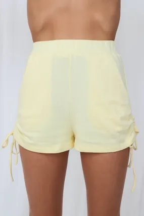 HELLO MOLLY Total Hush Hush Shorts Lemon Yellow TO HM