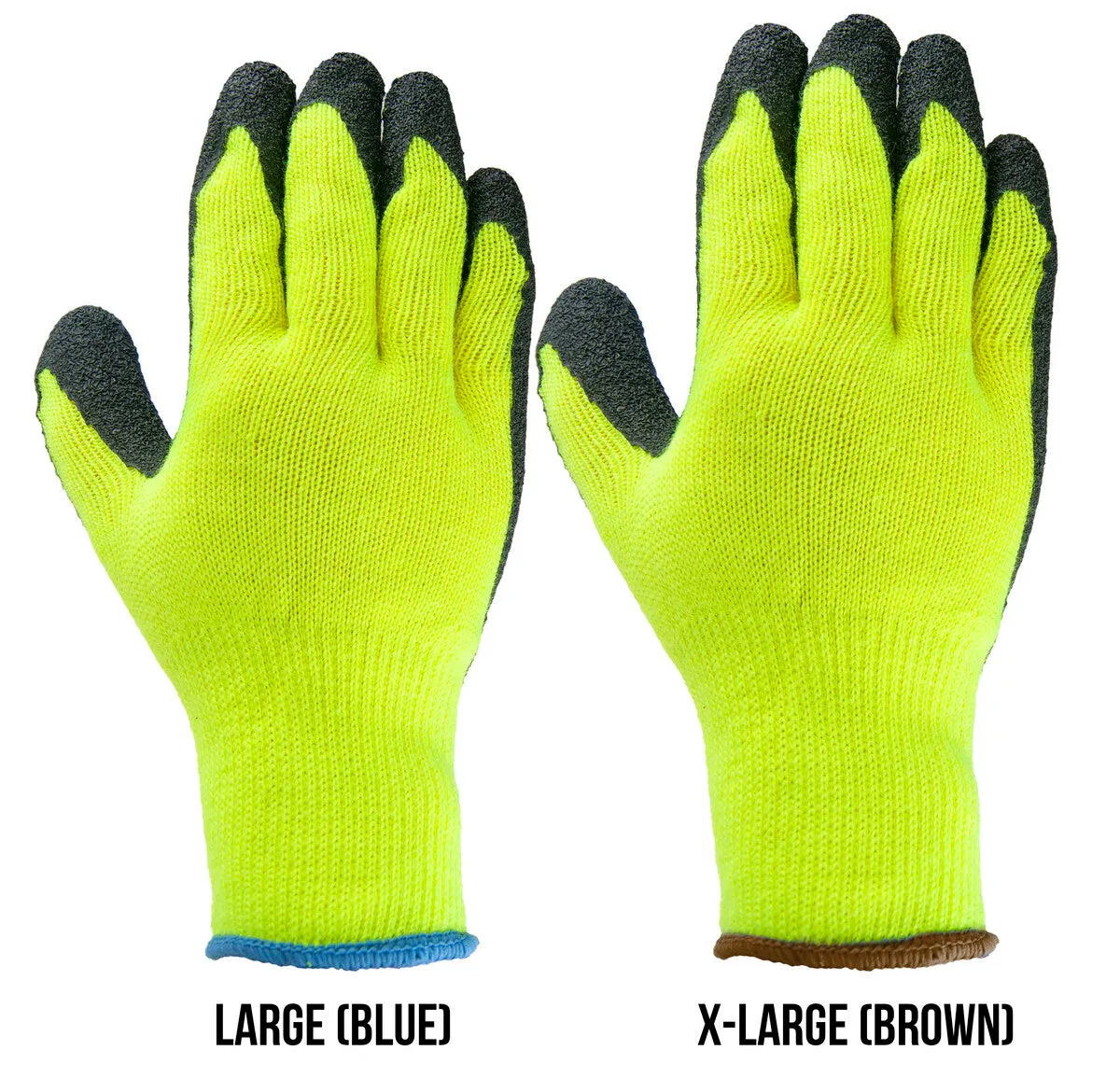 HI-VIZ PALM DIPPED GLOVES