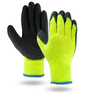 HI-VIZ PALM DIPPED GLOVES