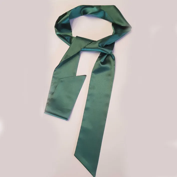 Le Foulart Multi-functional Scarf Light Green Satin