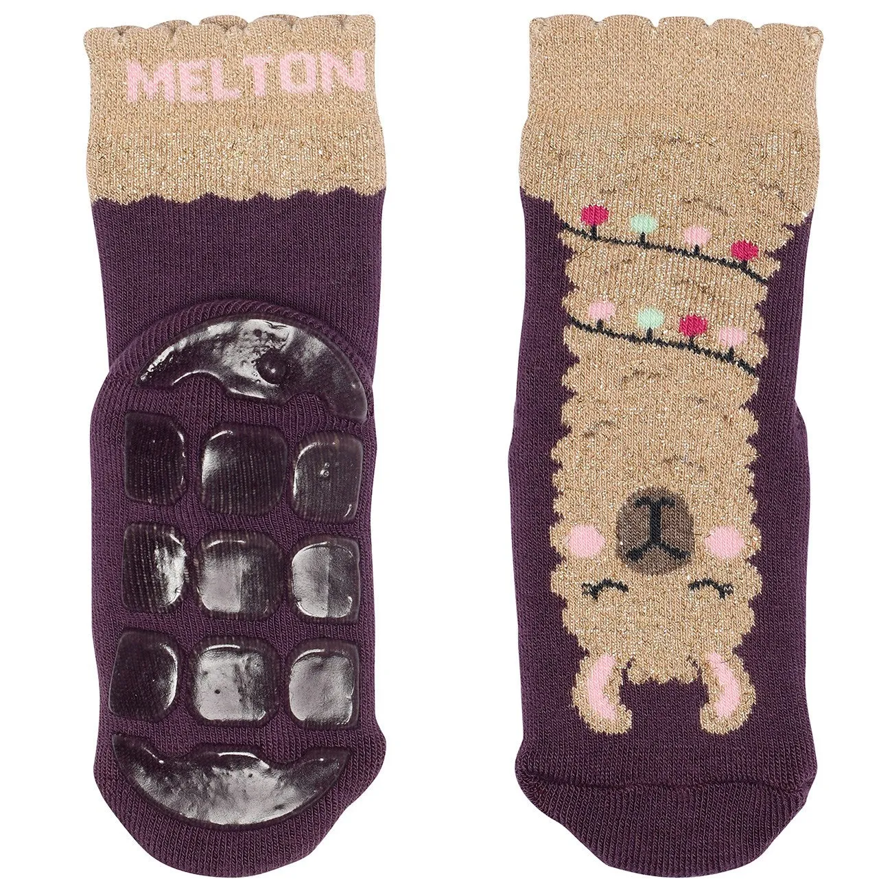 MELTON Hortensia Llama socks - anti-slip