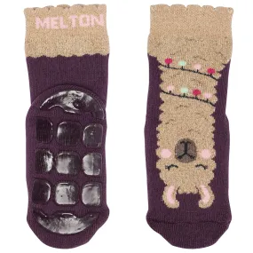 MELTON Hortensia Llama socks - anti-slip