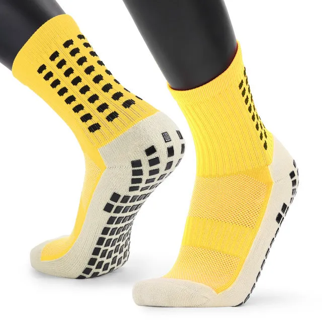 Men's Anti Slip Athletic Grip Socks