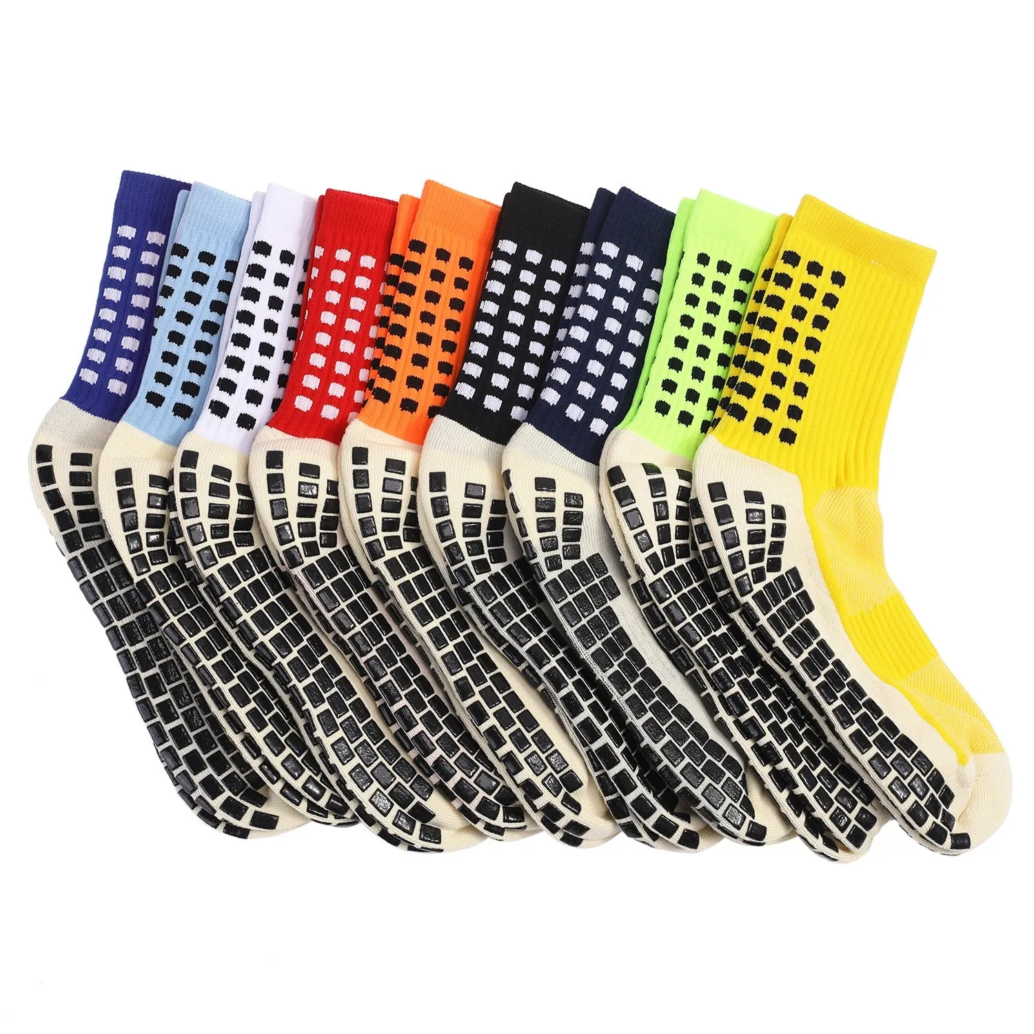 Men's Anti Slip Athletic Grip Socks