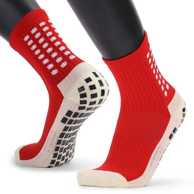 Men's Anti Slip Athletic Grip Socks