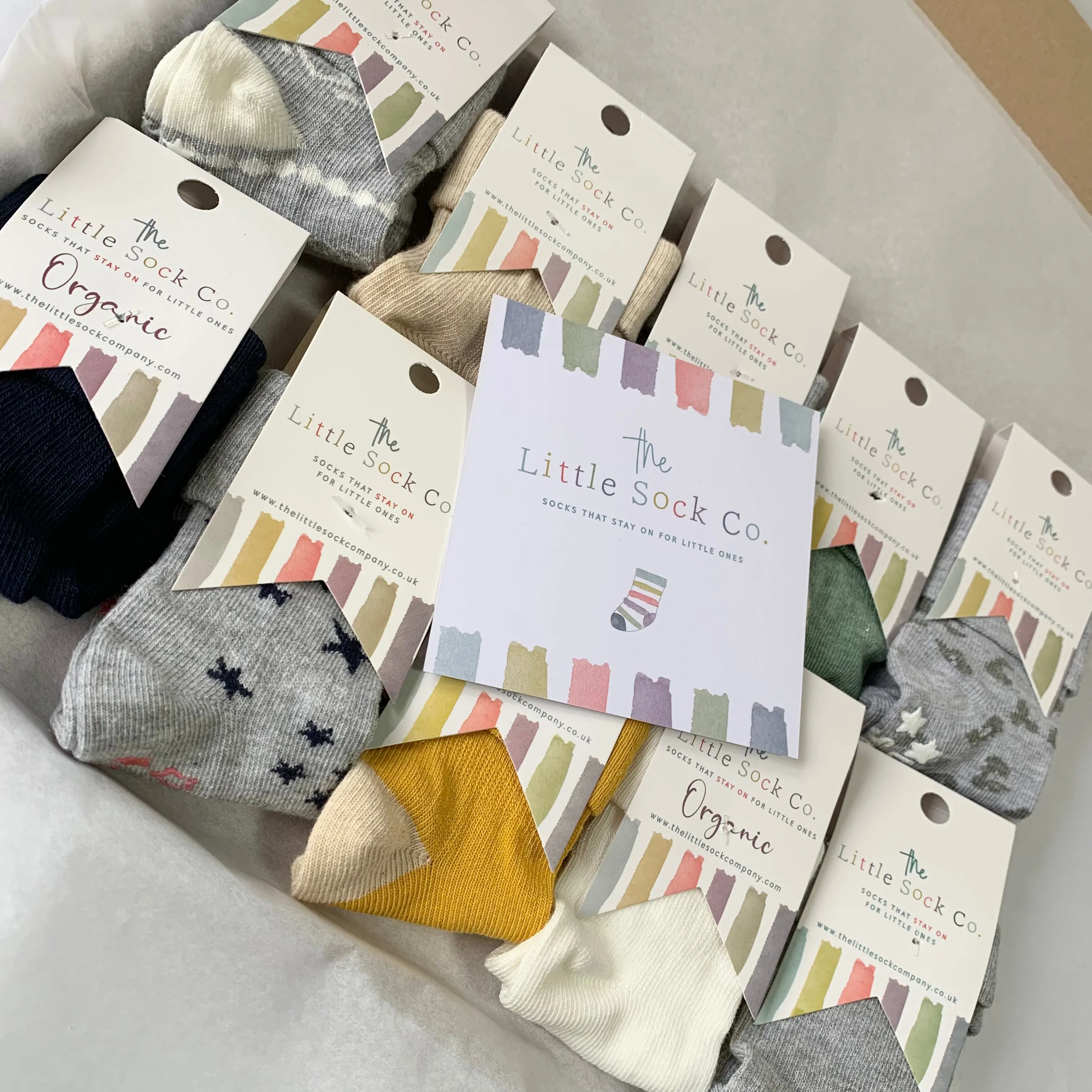 Mystery Sock Box - 10 pairs of Non-slip stay-on socks