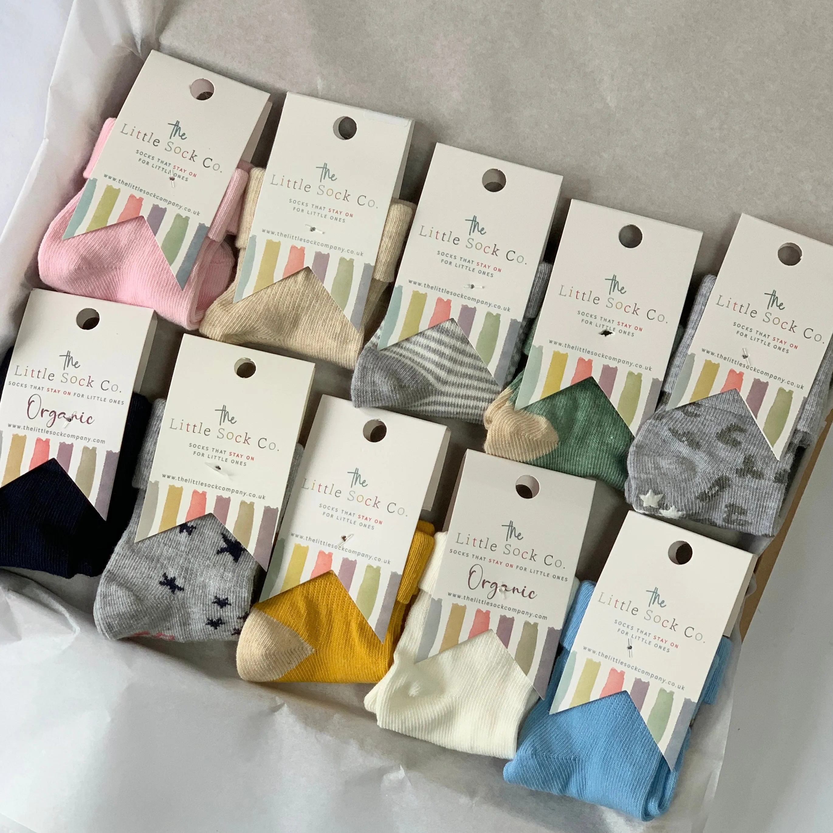 Mystery Sock Box - 10 pairs of Non-slip stay-on socks