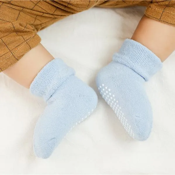 New born baby thick socks combo (0-12 Months, Select any 3 pairs)