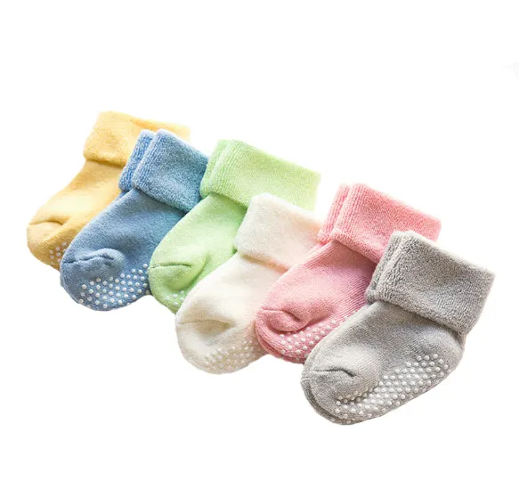 New born baby thick socks combo (0-12 Months, Select any 3 pairs)