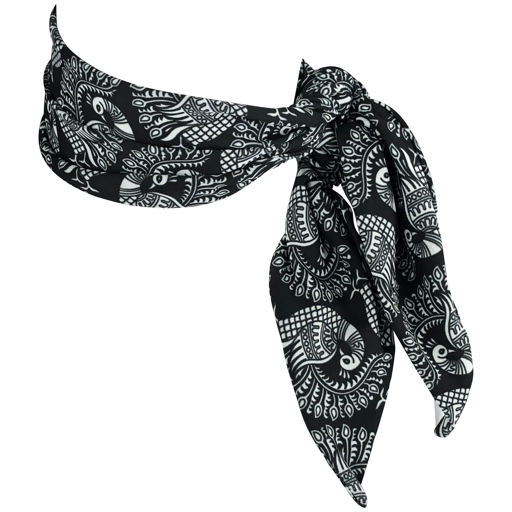 Prancing Peacocks Multifunction Cooling Scarf