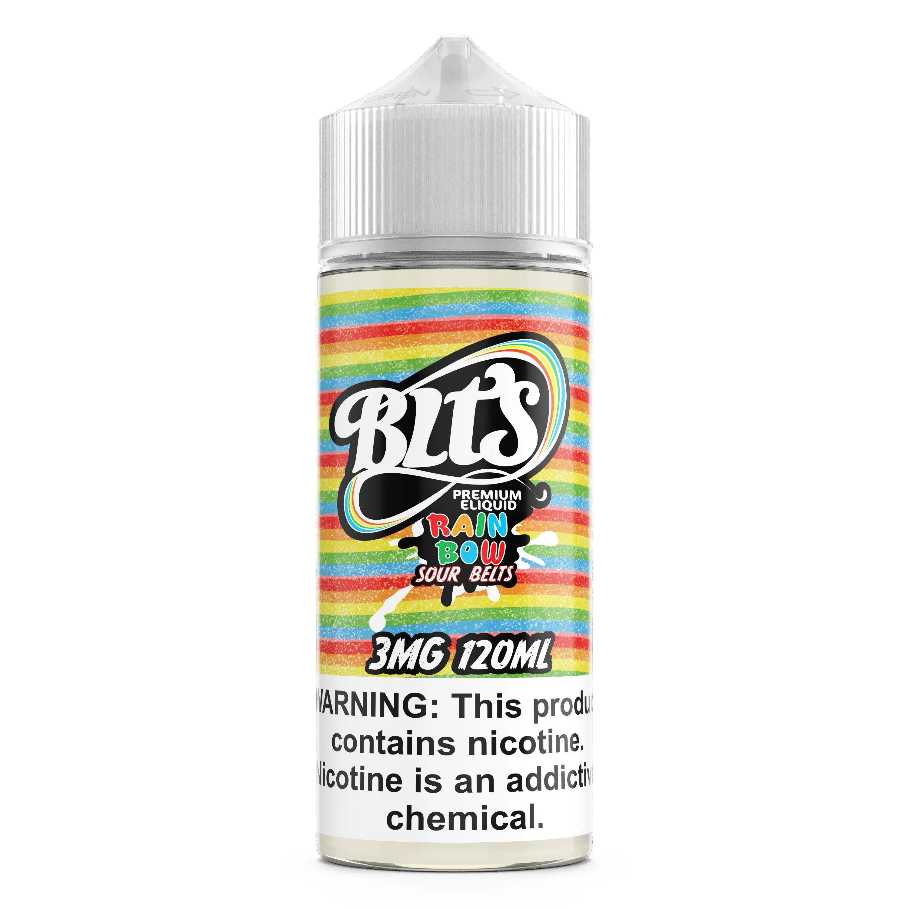 Rainbow Sour Belts by BLTS 120ML