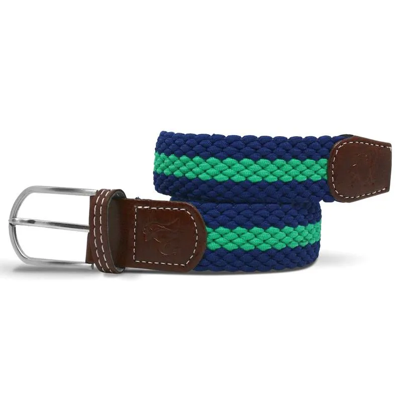 Repreve Woven Belt Blue & Green Stripe