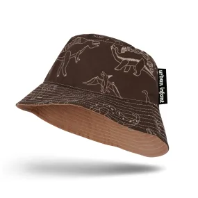 Reversible Bucket Hat for Toddlers - Dinosaurs