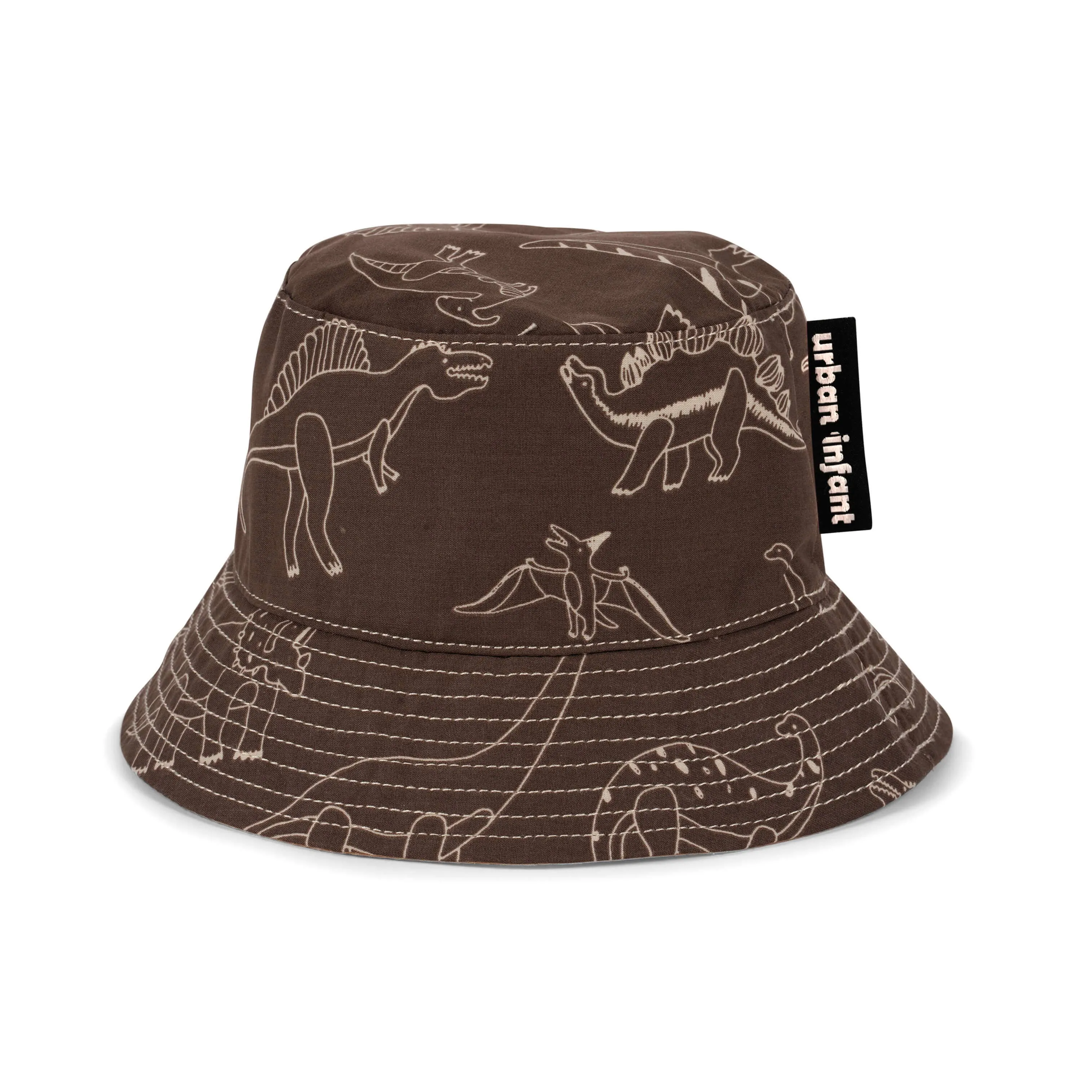 Reversible Bucket Hat for Toddlers - Dinosaurs