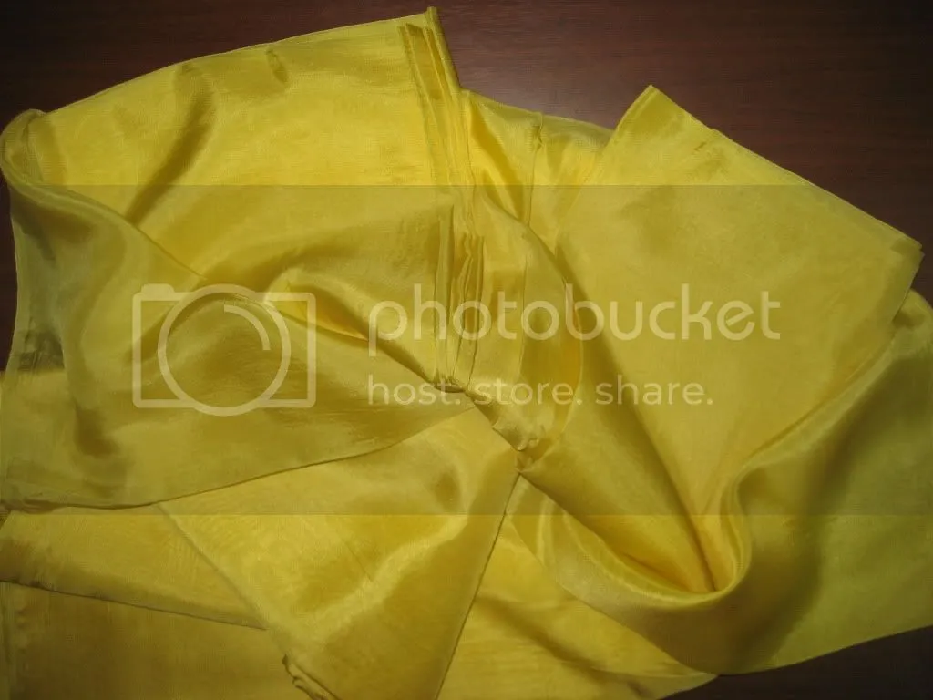 RICH Lime Yellow COLOUR PLAIN HABOTAI SILK 54&quot;