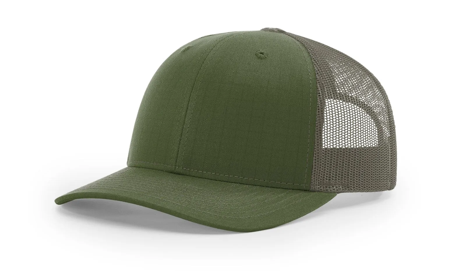 Richardson 112T Tactical Snapback Trucker Hat - Tactical Snapback Cap with No Button Crown and MultiCam Print