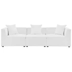 Saybrook Outdoor Patio Upholstered Three-Piece Sectional Sofa