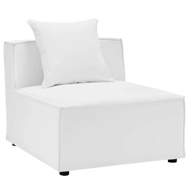 Saybrook Outdoor Patio Upholstered Three-Piece Sectional Sofa