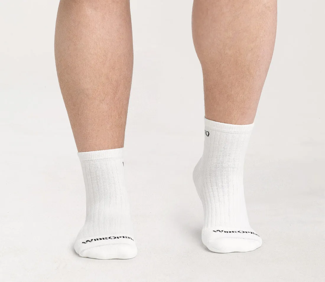 Solid Cushioned Quarter Socks