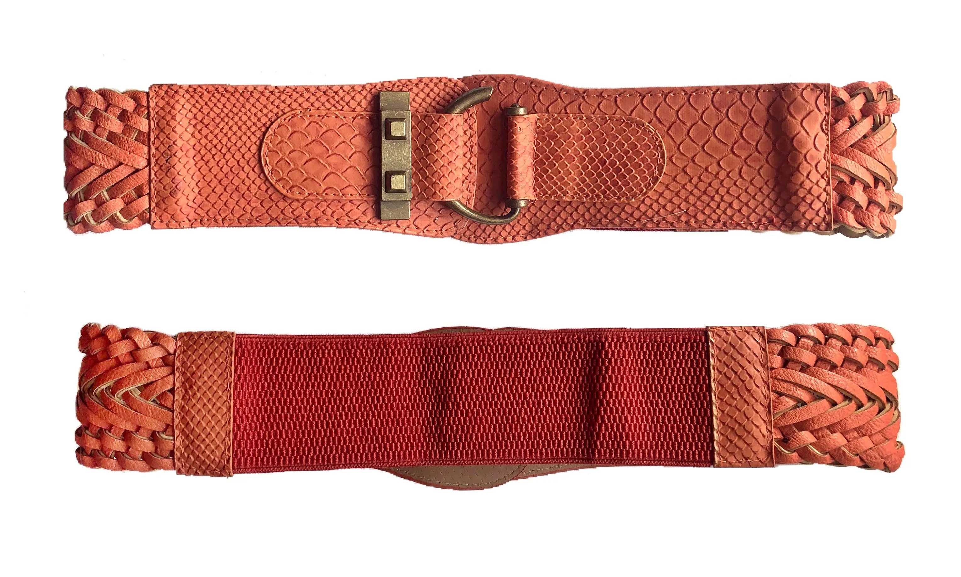 Stretchy & Adjustable 2 Inch Wide Waist Belt