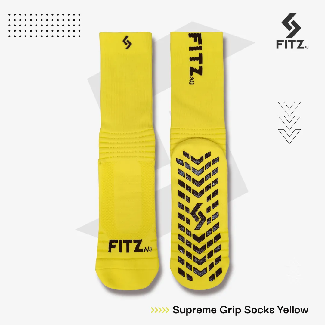 Supreme Grip Socks Yellow