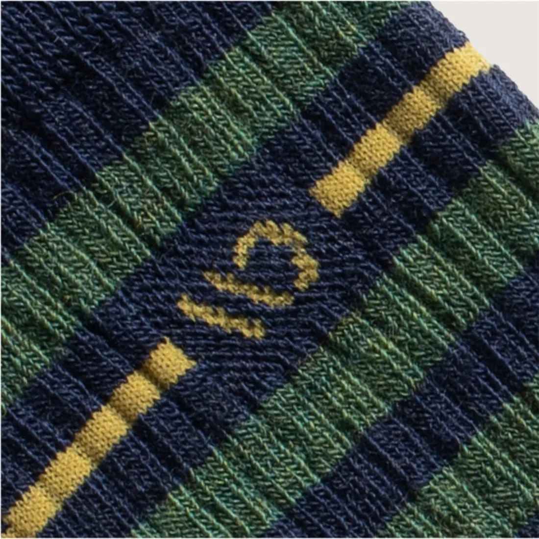 Vintage Stripe Cushioned Crew Socks